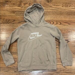 Nike Kids Tan Hoodie boys size 7/8